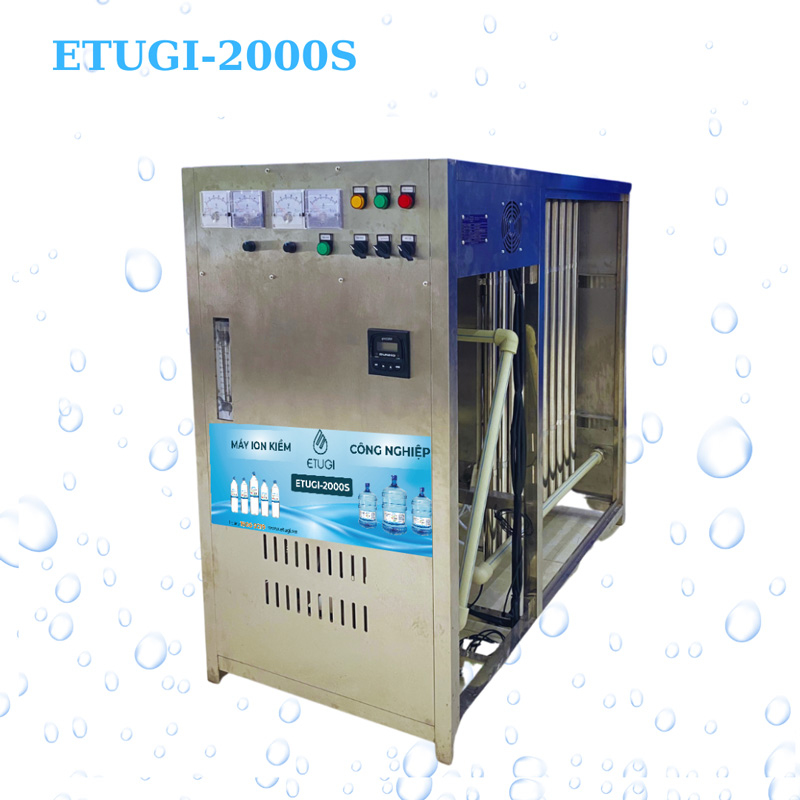 MÁY ION KIỀM CÔNG NGHIỆP ETUGI 2000 LÍT/GIỜ